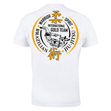 MMA BJJ-camiseta brasileña Jiu Jitsu, camiseta de artes marciales para gimnasio Camiseta de algodón para hombre, camisa de manga corta con cuello redondo, S-3XL 2024 - compra barato