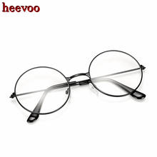 2021 Retro Retro Glasses Frame Men and Women Brand Designer Round Glasses Optical Glasses Frame Trend Metal Glasses 2024 - buy cheap