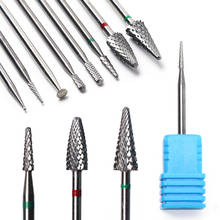 1pcs Nail Drill Bits Tungsten Carbide Milling Cutter For Manicure Electric Rotary Burrs Cuticle Clean Nails Accessories JI901 2024 - buy cheap