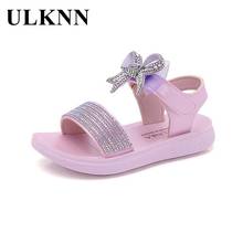 ULKNN-Sandalias con lazo de princesa para niña, zapatos informales antideslizantes de moda para verano y primavera, 2021 2024 - compra barato