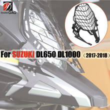 Protector de faro delantero de motocicleta, cubierta protectora de parrilla para SUZUKI V-STROM DL1000, V-STROM, 1000, 2017, 2018, 2019 2024 - compra barato