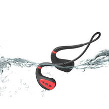 Fones de ouvido sem fio de condução óssea, headset de natação ipx8 à prova d'água com memória 8g embutida, para esportes de corrida, mp3 2024 - compre barato