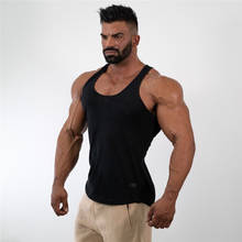 Hombre tanque tops camiseta gimnasio tanque top fitness ropa Chaleco de algodón sin mangas hombre canotte bodybuilding ropa hombre ropa 2024 - compra barato