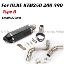 Motorcycle Exhaust System Slip on For KTM DUKE 125 250 390 RC390 2017 2018 Muffler Escape Moto Modified Middle Link Pipe 2024 - buy cheap