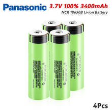 Оригинальный Panasonic 18650 NCR18650B 3400 мАч перезаряжаемая литиевая батарея 3,7 в ток разряда 20 А для светодиодных фонариков 2024 - купить недорого