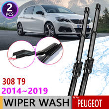 Car Wiper Blades Window for Peugeot 308 T9 2014 2015 2016 2017 2018 2019 MK2 Front Windscreen Windshield Wipers Car Accessories 2024 - buy cheap