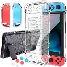 Switch Case for Nintendo Switch Case Dockable with Tempered Glass Screen Protector Protective Case Cover and 6Pcs Thumb Caps 2024 - buy cheap