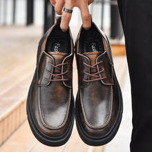 Zapatos formales para hombre, zapatos Oxford de cuero genuino, zapatos de vestir de estilo británico, zapatos de negocios de cuero, zapatos casuales de moda 2024 - compra barato