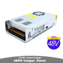 Interruptor dc fonte de alimentação driver 48 v 10a 480 w transformador ac110v 220 v para dc48v adaptador de alimentação para luz cnc rota cctv motor deslizante 2024 - compre barato