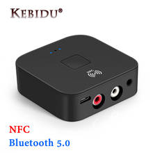 Receptor Bluetooth 5,0 NFC 3,5mm AUX 2RCA Jack Hifi y estéreo Bluetooth, adaptador inalámbrico de música 3,5, receptor de Audio encendido automático 2024 - compra barato