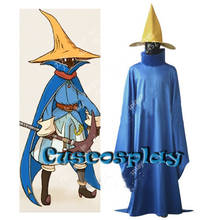 Disfraz de personaje del juego Final Fantasy para hombre y mujer, traje con capa y sombrero de Mage Black, FF14, para halloween y Navidad 2024 - compra barato