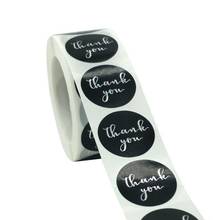 500pcs/roll Roll Thank You Flower Stickers Holiday Wedding Decoration Stickers Round Self-Adhesive Seal Labels 4 Inch 2024 - buy cheap