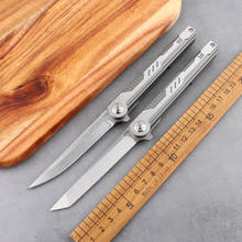 Outdoor new folding pen M390 blade TC4 titanium handle tactical camping hunting EDC tool self-defense kitchen fruit knife 2024 - buy cheap