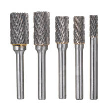 5 uds. 1/4 "brocas de carburo de tungsteno amoladora 6mm brocas rotativas de mango 6-14mm herramienta de fresado de carpintería para grabado de talla 2024 - compra barato