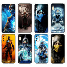 Black tpu Case For Honor 8a Prime 8s 9 10X Lite 9A 9C 9X Premium Pro 9S Case Cover Scorpion Mortal Kombat 2024 - buy cheap