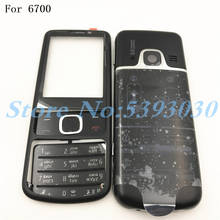 Rear 6700 Front Middle Frame Back Cover Battery Door Case For Nokia 6700 6700C Classic Full Housing With English&Russia Keypad 2024 - buy cheap