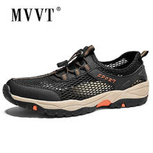 Summer Sneakers Men Shoes Casual Mesh Waterproof Shoes Sturdy Sole Antiskid Outdoor Shoes Comfortable Water Shoes Men 2024 - buy cheap