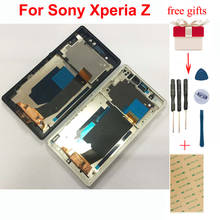 For Sony Xperia Z C6603 LCD Display Digitizer Touch Screen Panel Assembly with Frame Replacement for C6606 C6602 C6601 L36h L36i 2024 - buy cheap