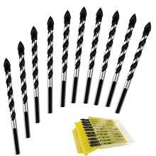 Juego de brocas multiusos para perforar azulejos, vidrio, hormigón, ladrillo, madera y Pla, 6mm, 10 piezas 2024 - compra barato