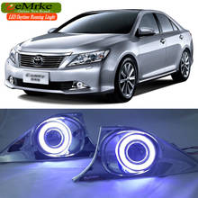 Led Angel Eyes DRL para Toyota Camry 2012 de 2013 de 2014 ACV5 _ Aurion (GSV50R) las luces de niebla H11 55W halógena luces de circulación diurna Kits 2024 - compra barato