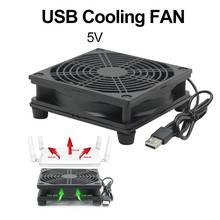 9cm/12cm Cooling Fan DC 5V USB Power Supply Quiet Fan for Router TV Set-Top Box U1JE 2024 - buy cheap