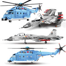 J-15 shipborne lutador helicópteros bloco de construção militar cidade avião do exército figuras piloto avião tijolos brinquedos crianças presentes 2024 - compre barato