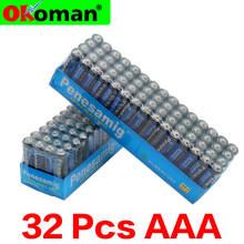 32pcs Carbon dry pilas aaa 1.5V Battery, R03 R3C For Camera Calculator Alarm Clock Alarm Clock Remote Control UM4 2024 - buy cheap