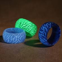 Jewelry Luminous Rings Fluorescent Jewelry Trend Resin Glow In The Dark Finger Ring Band Halloween Party 1pcs 2024 - buy cheap
