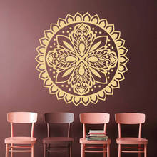Diseño Creativo Mandala pegatina de pared vinilo arte decoración del hogar sala de estar dormitorio cabecero decoración calcomanías Mural extraíble 4089 2024 - compra barato