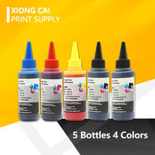 5 Bottles 4 Colors Universal  Ink Compatible for Epson for Canon for Brother for Hp all models Inkjet Printers free shipping 2024 - buy cheap