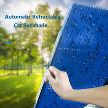 Car UV Protection Curtain Waterdrop Car Retractable Sunshade Cover Windshield Visor Side Window Front Back Curtain Car Sun Shade 2024 - buy cheap