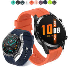 For Huawei Watch GT 2 GT2 46mm Smart Watch Silicone Sport watch band Bracelet 22mm Watch Strap ремешок Honor Watch Magic 2024 - buy cheap