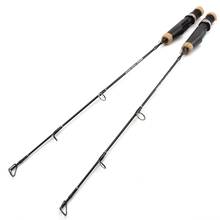 2PCS 60cm Winter fishing rod Ice Fishing Rods carbon material Travel ferry Fishing Tackle Spinning pole 2024 - buy cheap