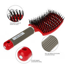 1pcsHair Brush Scalp Massage Hairbrush Bristle Nylon Women Comb Wet Curly Detangle for Salon Hairdressing StylingTools Hair Comb 2024 - buy cheap