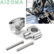 2pcs/Pair CNC Motorcycle 1‘’ Handlebar Mount Clamp Risers For Harley Dyna Sportster FatBoy Custom 25mm Handle Bars Riser 2024 - buy cheap