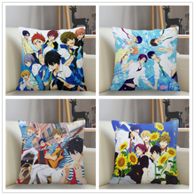 Musife Custom Free! - Iwatobi Swim Club Pillowcase Sofa Decorative Cushion Cover Pillowcase Home Decor Drop Shipping Wholesale 2024 - buy cheap