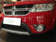 Para Dodge Travel 2013 2014 ABS cromo antiniebla delantero cubierta de luz de ajuste de protección de coche accesorios exteriores pegatina de coche 2024 - compra barato