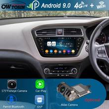 IPS 9" Android 9.0 8Core 4G+64G Car Multimedia Player GPS Navigation Radio DSP CarPlay Parrot BT For Hyundai i20 2015-2019 RHD 2024 - buy cheap