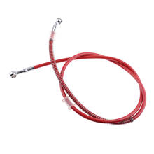 Universal 59'' Red Motorcycle Brake Line Hose Braided High Performance for motorcycles 2024 - buy cheap
