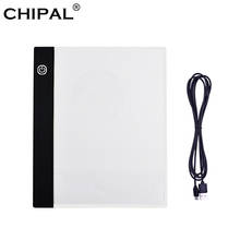 CHIPAL A5 LED Drawing Tablet Digital Graphics Board USB LED Light Box Copy Pad Electronic Art Graphic Painting Writing Tablet 2024 - buy cheap