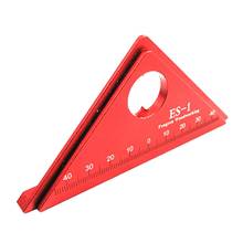 Woodworking Layout Gauge Aluminum Alloy Scribing Triangle Angle Ruler Woodworking Square Metric Protractor Measure Tool 2024 - buy cheap