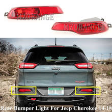 Luz de para-choque traseiro mzorange para jeep cherokee 2014, 2015, 2016, 2017 e 2018, refletor com lâmpada de neblina, acessórios para automóveis 2024 - compre barato