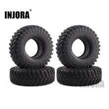 INJORA 114*39MM 1.9" Rubber Wheel Tires for 1:10 RC Rock Crawler Traxxas TRX4 Axial SCX10 AXI03007 Tamiya CC01 D90 D110 2024 - buy cheap