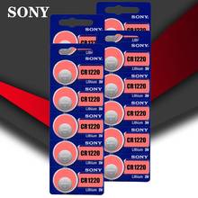 20 шт. Sony 100% оригинальный CR1220 кнопочный Аккумулятор для часов Автомобильный Дистанционный ключ cr 1220 ECR1220 GPCR1220 3v литиевая батарея 2024 - купить недорого