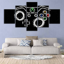 5 Pieces Canvas Wall Art Xbox Controller Pictures Hd Print Modern Home Decor Module Poster for Living Room Wall Art 2024 - buy cheap