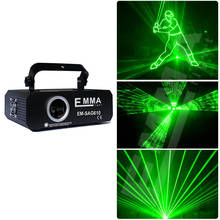 Projetor laser programável, 1w, show de luzes verdes de animação para festa, dj, dmx, efeito de iluminação em palco, 23ch 2024 - compre barato