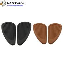 CG125 Gas Oil Fuel Knee Pad Kit Tank Decals Rubber Sticker Pad Petrol Side Cover Protector For Honda CG125 Fan/Cargo CG 125 2024 - buy cheap