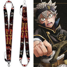 10 Pcs/lot Anime Black Clover Phone Strap Toys Asta Yami Sukehiro Lanyard Keychain Long Rope Necklace Pendant Toy Gifts 2024 - buy cheap