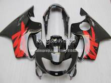 Injection Fairings kit for HONDA CBR600F4 99 00 CBR600F4 1999 2000 CBR600 F4 99-00 Motorcycle Bodywork #black red 2024 - buy cheap