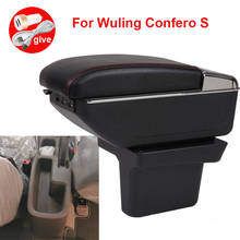 For Wuling Confero S Armrest car armrest box central storage box car accessories modification  with USB LED light 2024 - buy cheap